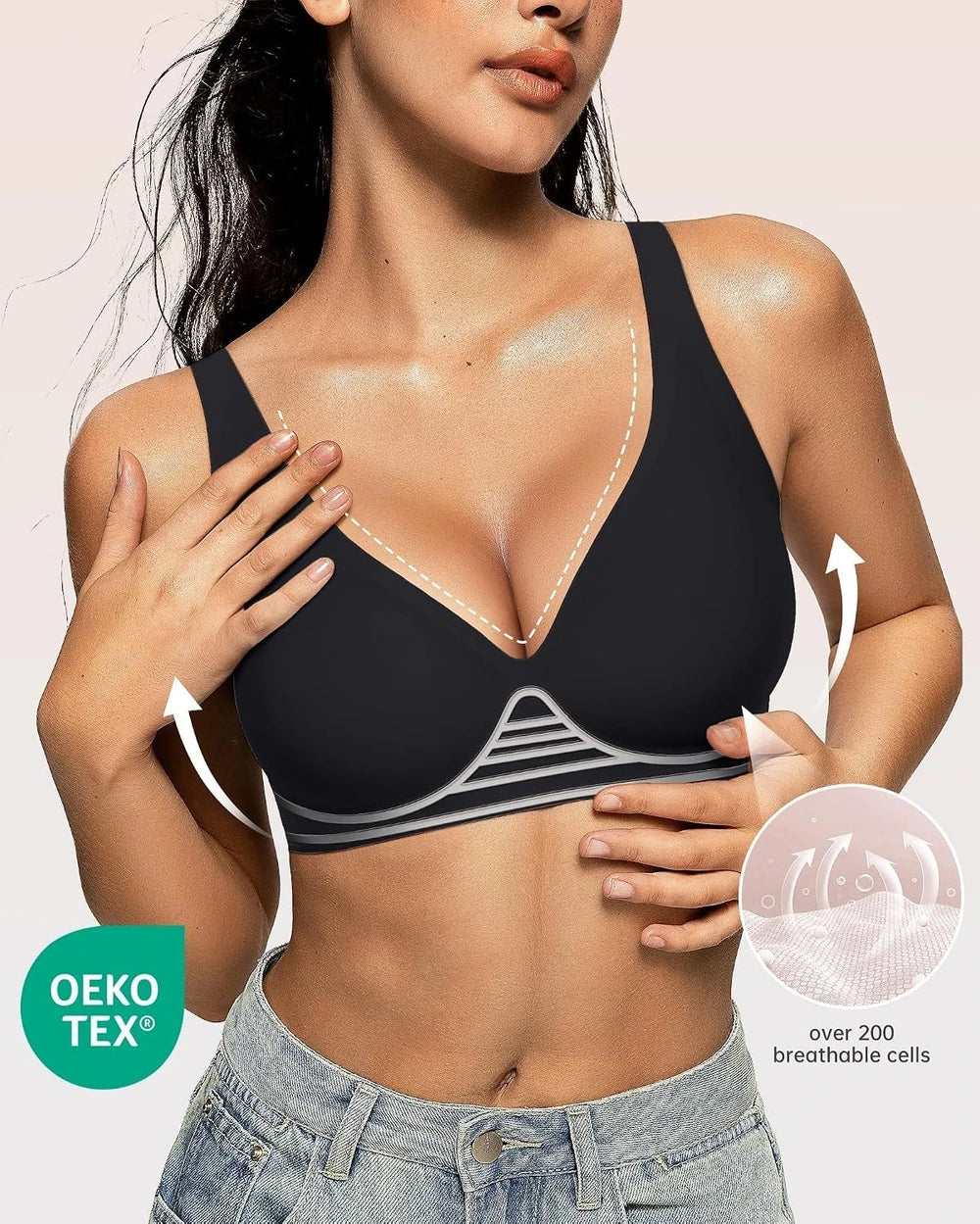 OEAK Wireless Jelly Bra