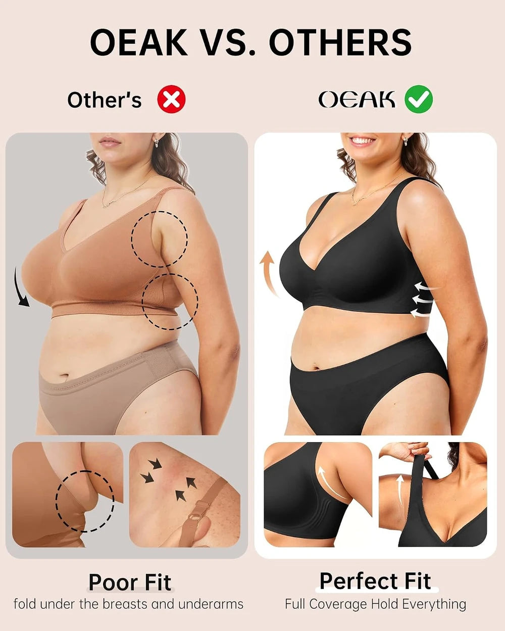 OEAK Wireless Jelly Bra
