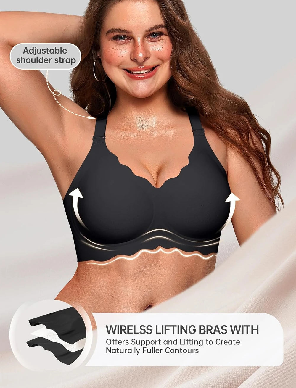 Wireless Jelly Pushup Bra