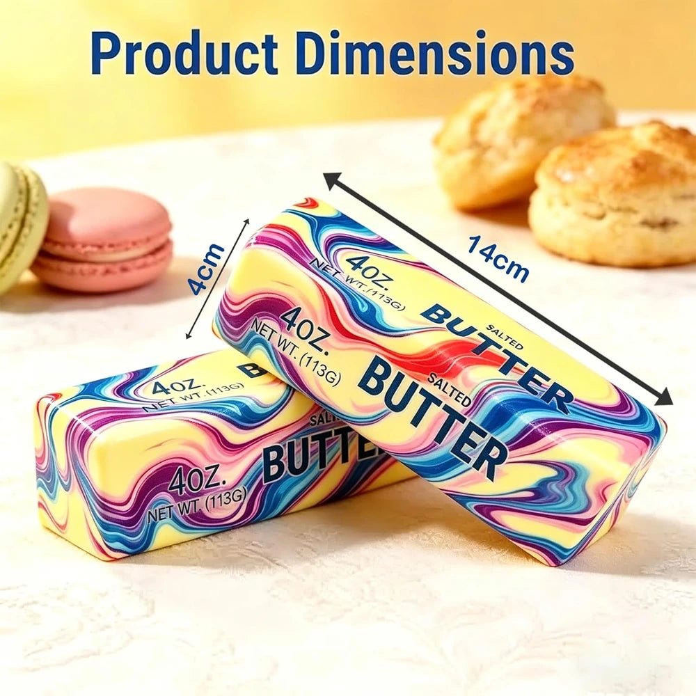 Slow Rising Butter Squishy Double Pack