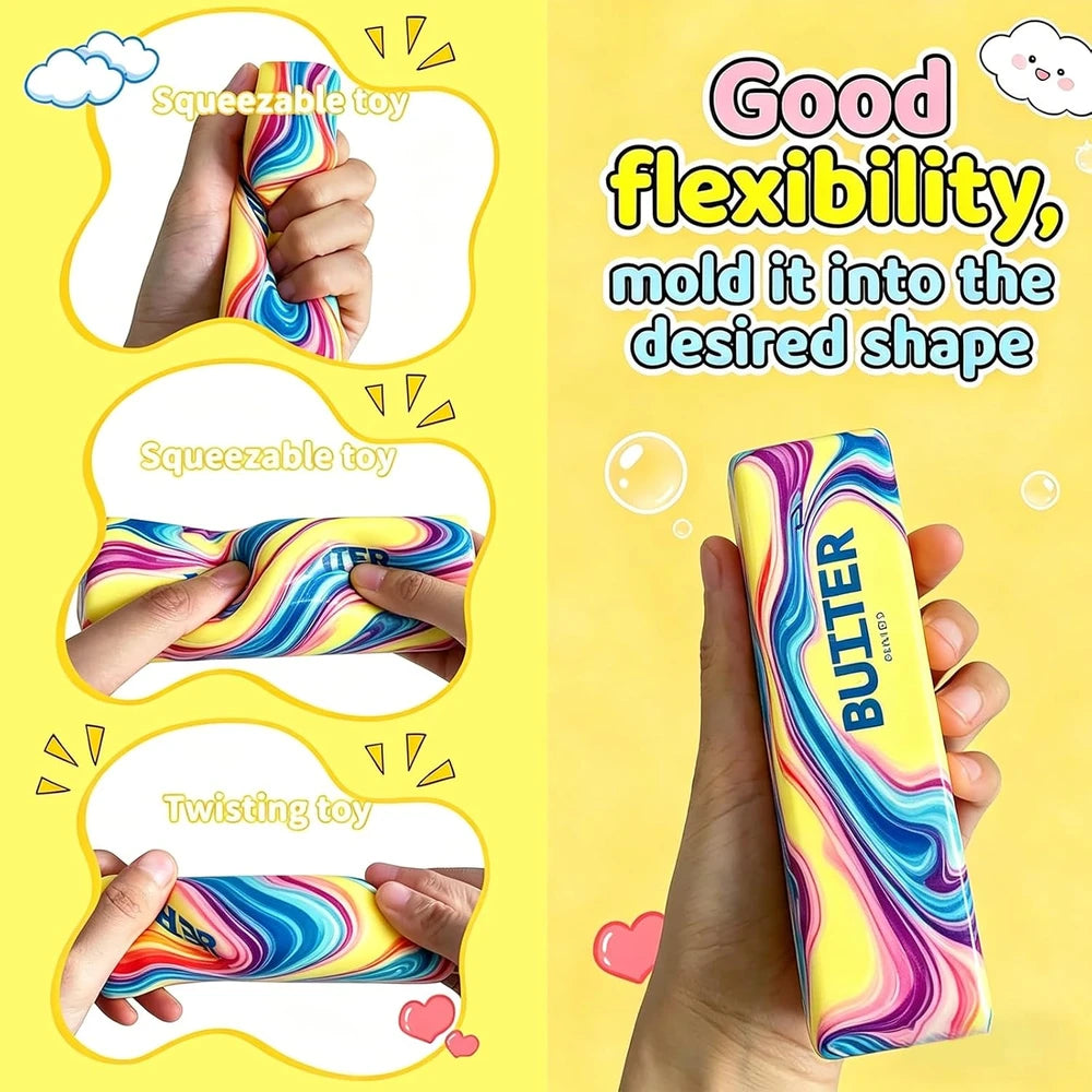 Slow Rising Butter Squishy Double Pack