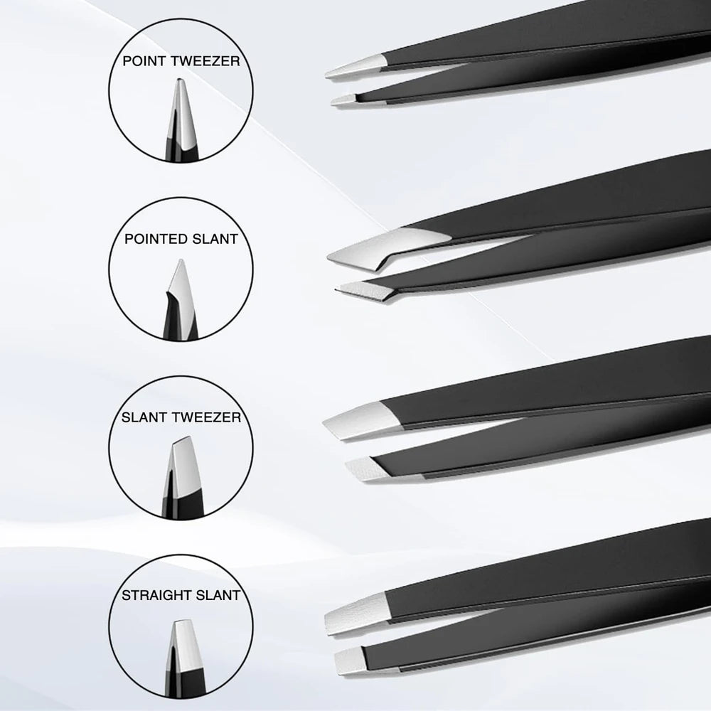 Professional Eyebrow Tweezer Set