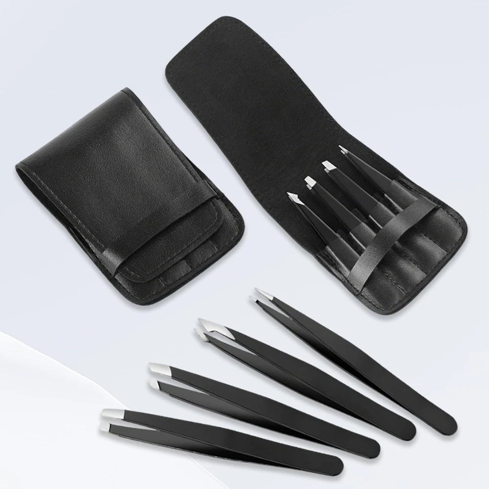Professional Eyebrow Tweezer Set