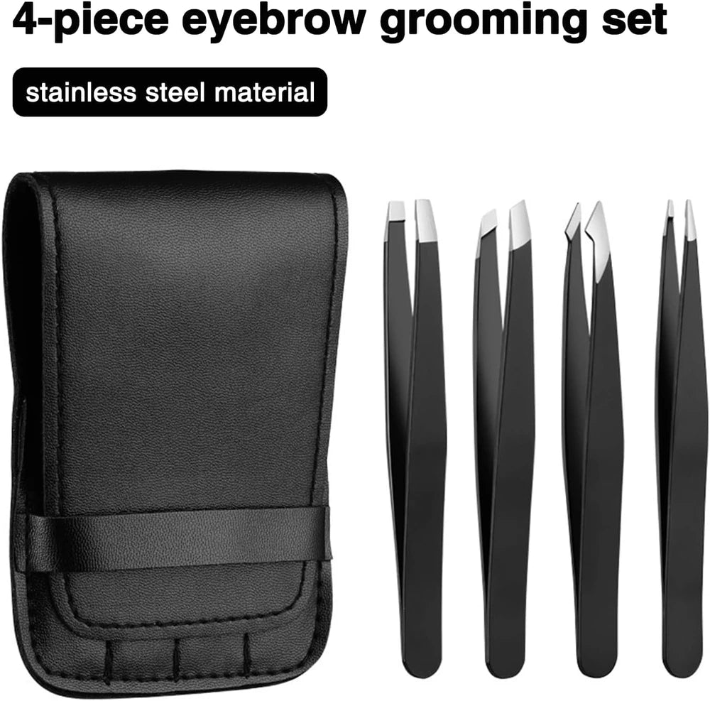 Professional Eyebrow Tweezer Set