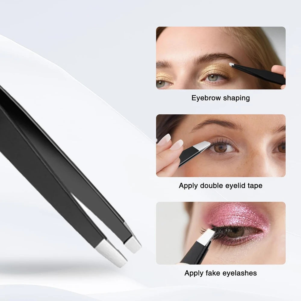 Professional Eyebrow Tweezer Set