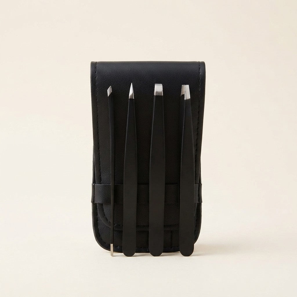 Professional Eyebrow Tweezer Set